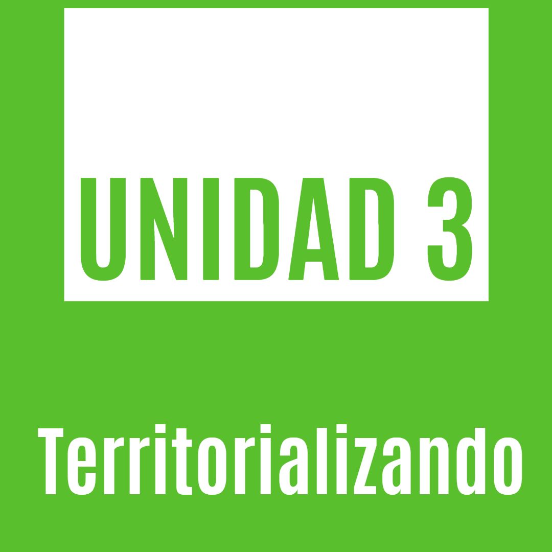 Unidad 3 - Territorializando