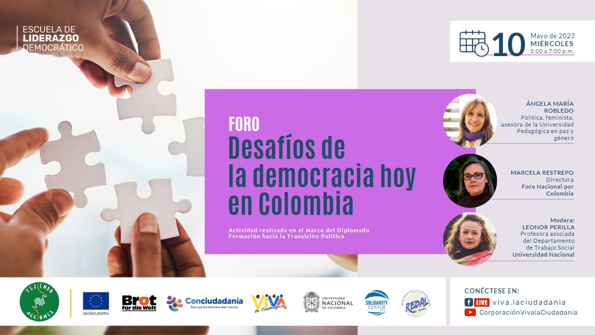 Foro Desafíos de la democracia hoy en Colombia