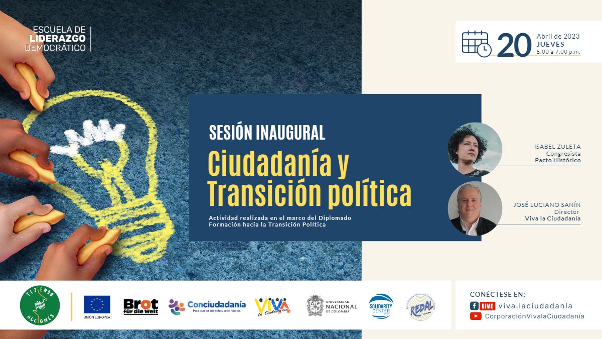 Sesión inaugural Ciudadanía y transición política