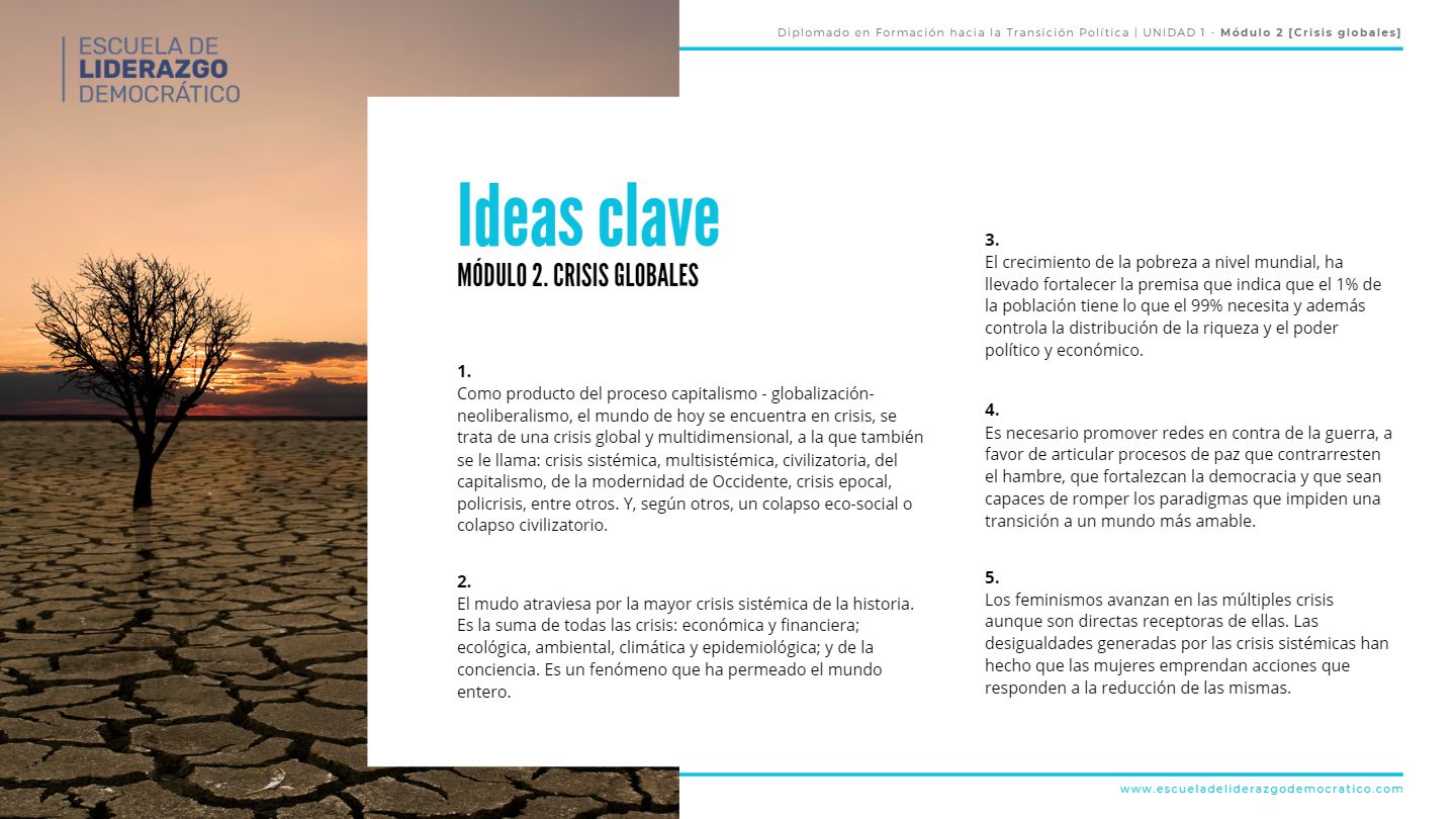 ELD23 Ideas clave módulo crisis globales