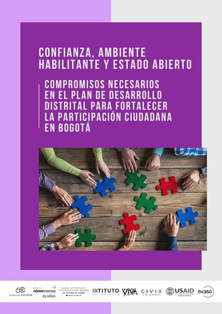Enlace a Propuestas al Plan Distrital de Desarrollo de Bogotá - Participación